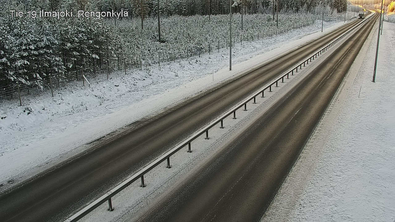 Weather Camera Image Väg 19 Ilmola, Rengonkylä, Ilmajoki, Etelä-Pohjanmaa