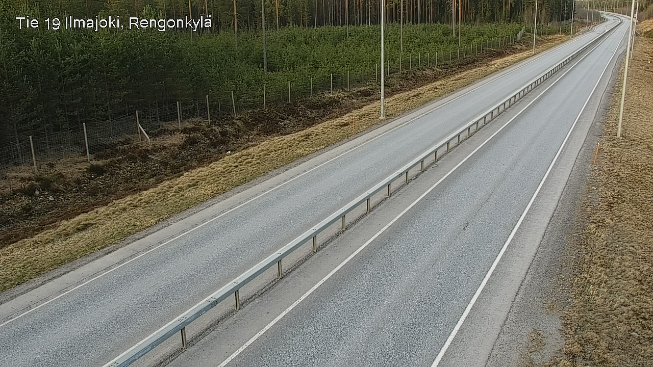 Weather Camera Image Road 19 Ilmajoki, Rengonkylä, Ilmajoki, Etelä-Pohjanmaa