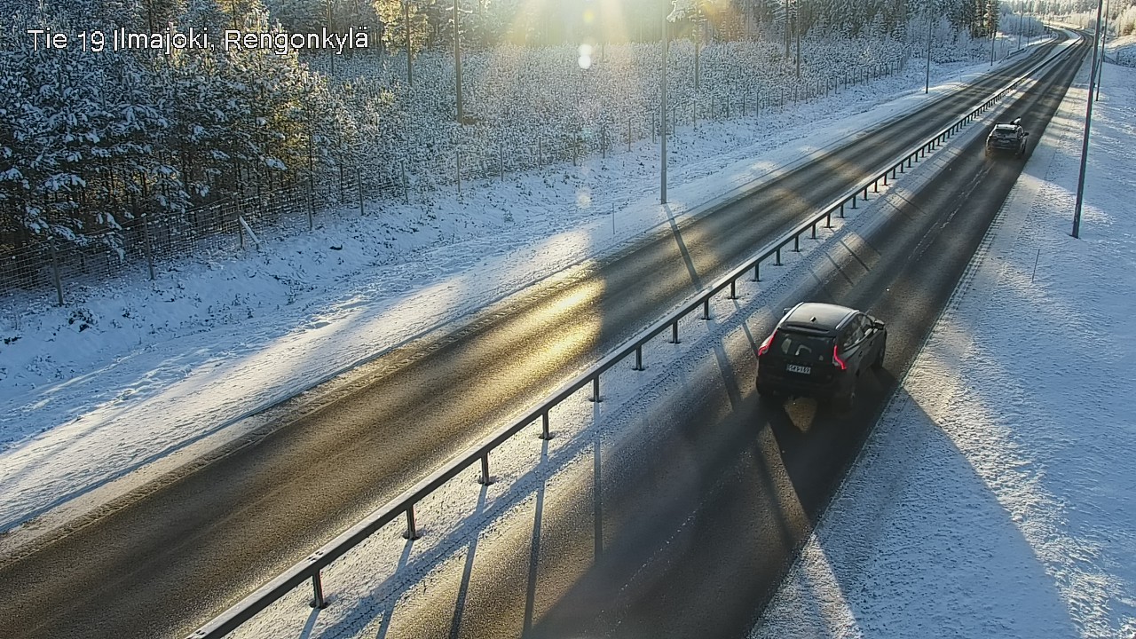 Weather Camera Image Väg 19 Ilmola, Rengonkylä, Ilmajoki, Etelä-Pohjanmaa