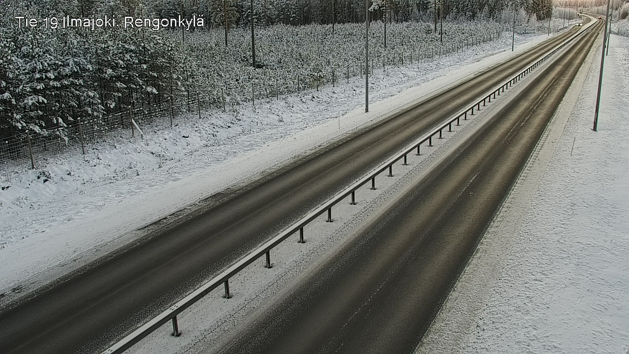 Weather Camera Image Väg 19 Ilmola, Rengonkylä, Ilmajoki, Etelä-Pohjanmaa