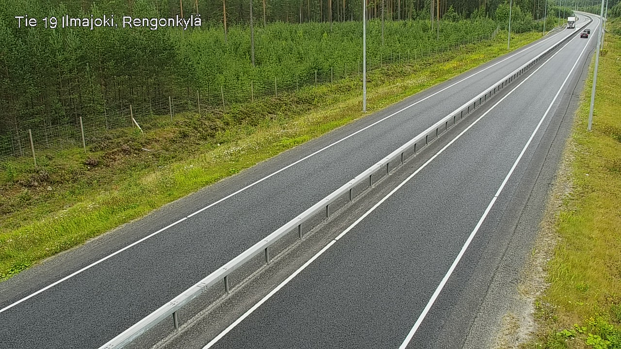Weather Camera Image Road 19 Ilmajoki, Rengonkylä, Ilmajoki, Etelä-Pohjanmaa