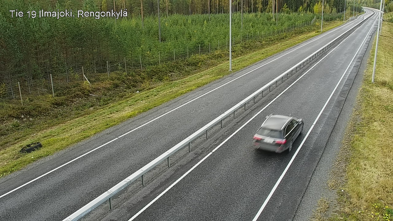 Weather Camera Image Road 19 Ilmajoki, Rengonkylä, Ilmajoki, Etelä-Pohjanmaa