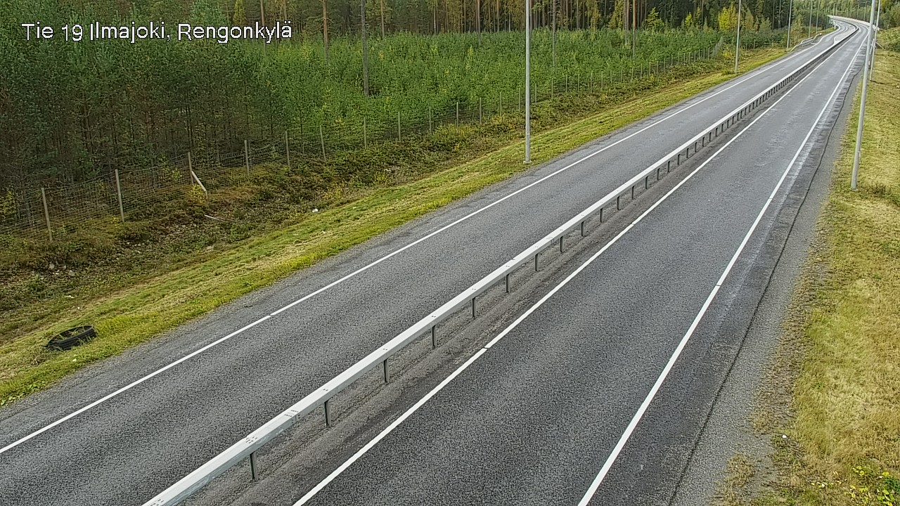 Weather Camera Image Road 19 Ilmajoki, Rengonkylä, Ilmajoki, Etelä-Pohjanmaa