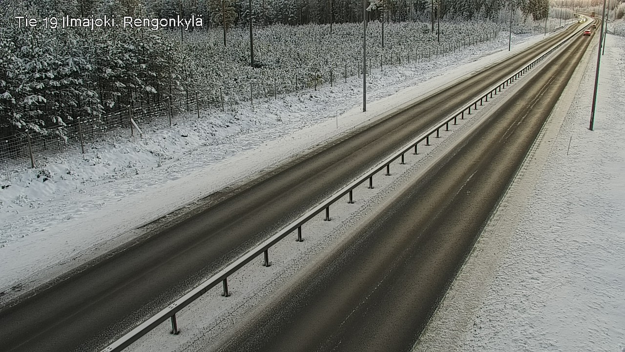 Weather Camera Image Väg 19 Ilmola, Rengonkylä, Ilmajoki, Etelä-Pohjanmaa
