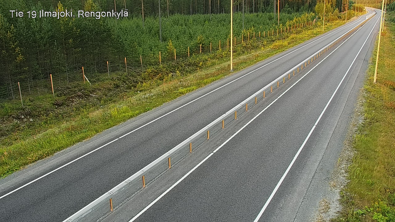 Weather Camera Image Road 19 Ilmajoki, Rengonkylä, Ilmajoki, Etelä-Pohjanmaa