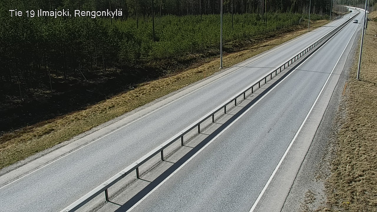 Weather Camera Image Väg 19 Ilmola, Rengonkylä, Ilmajoki, Etelä-Pohjanmaa