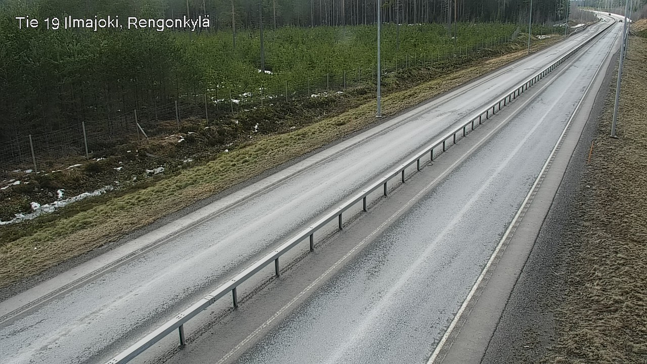 Weather Camera Image Road 19 Ilmajoki, Rengonkylä, Ilmajoki, Etelä-Pohjanmaa