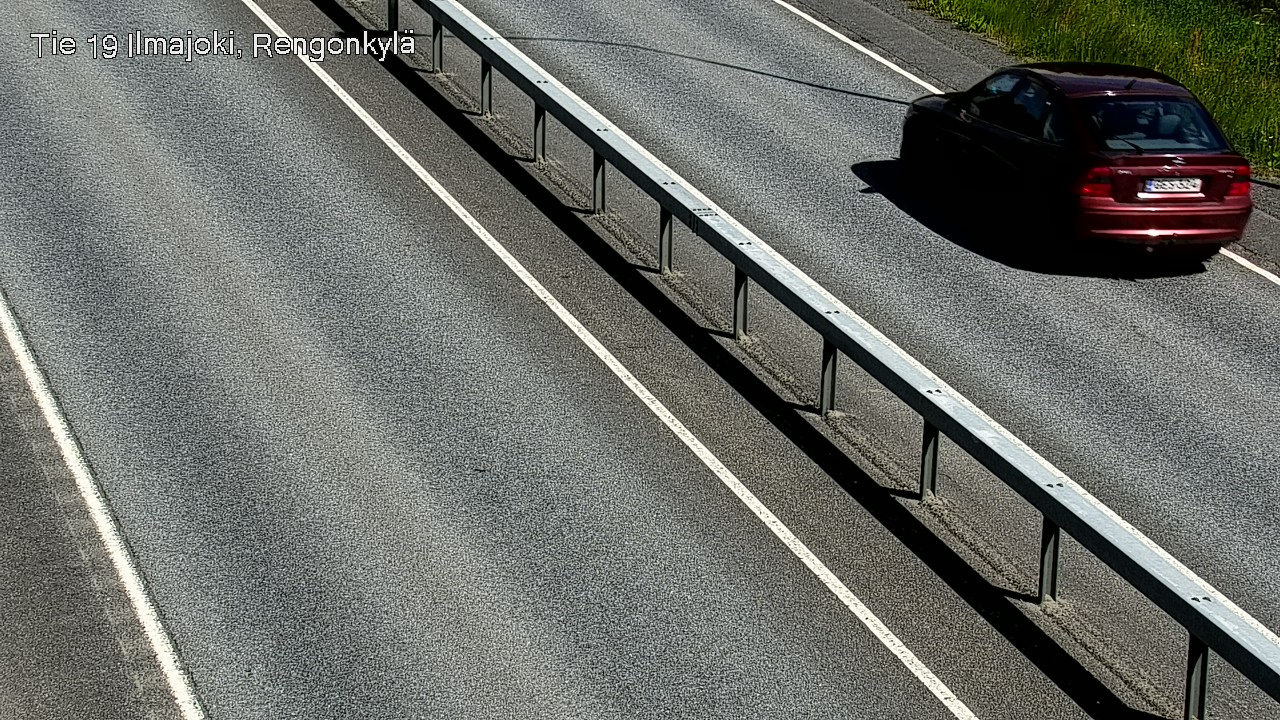 Weather Camera Image Väg 19 Ilmola, Rengonkylä, Ilmajoki, Etelä-Pohjanmaa