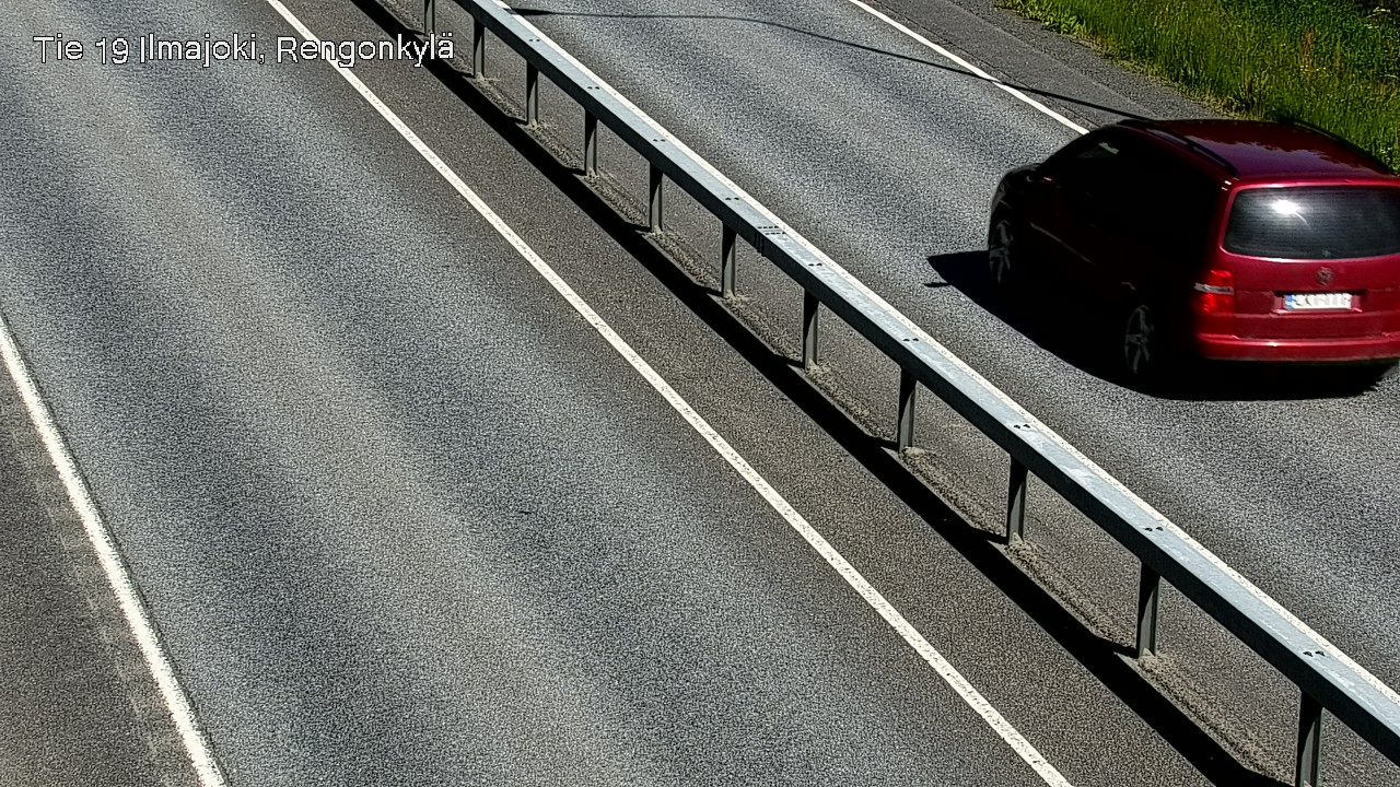Weather Camera Image Väg 19 Ilmola, Rengonkylä, Ilmajoki, Etelä-Pohjanmaa