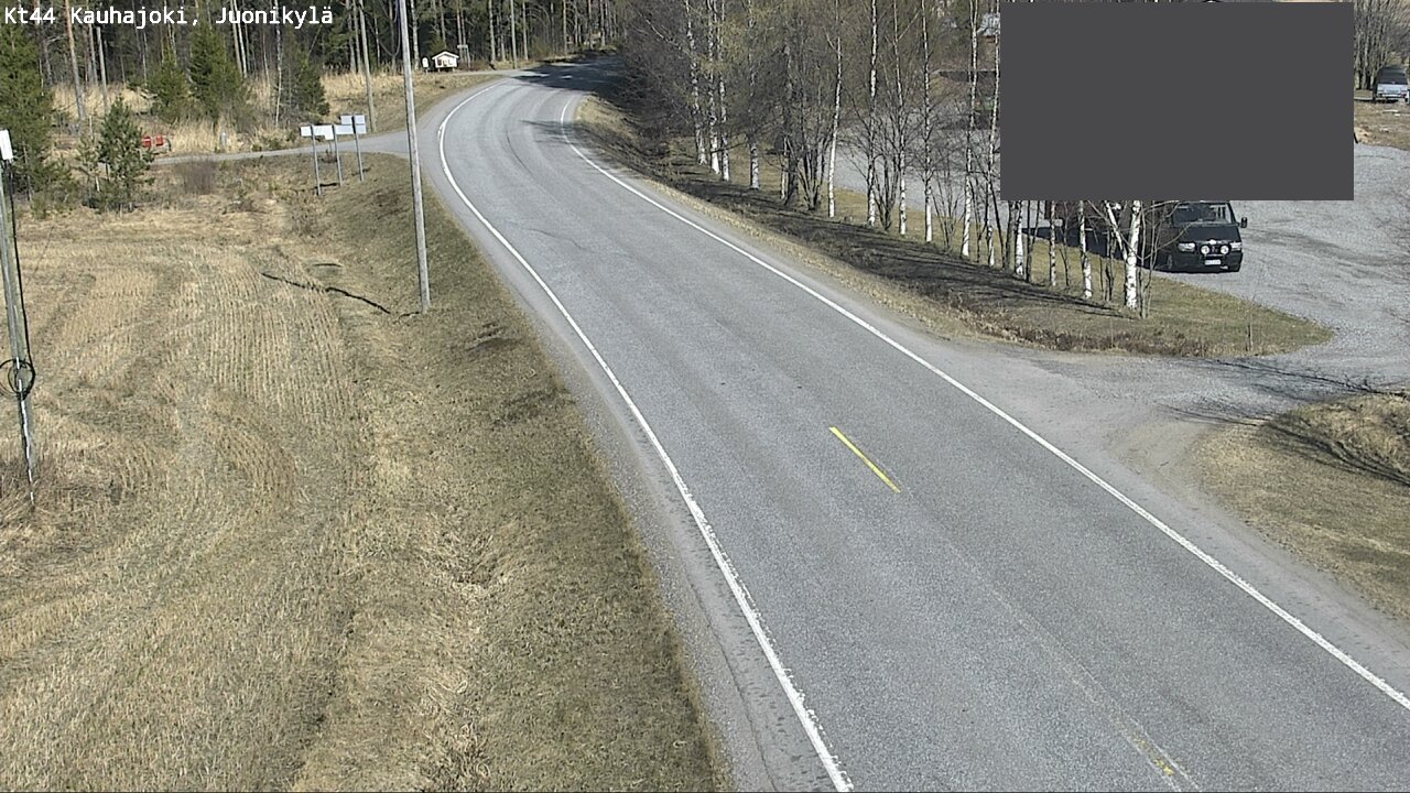 Weather Camera Image Road 44 Kauhajoki, Juonikylä,, Kauhajoki, Etelä-Pohjanmaa