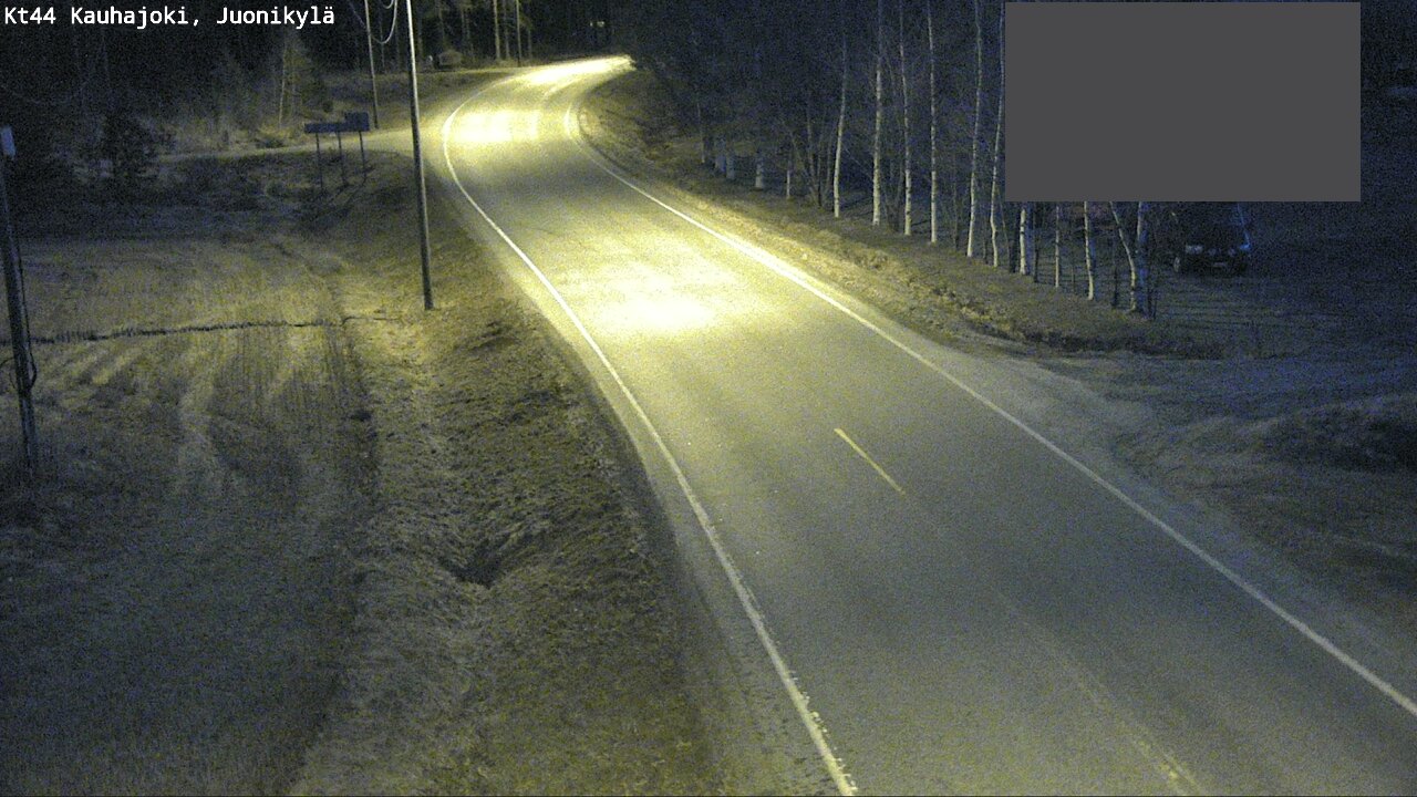 Weather Camera Image Road 44 Kauhajoki, Juonikylä,, Kauhajoki, Etelä-Pohjanmaa