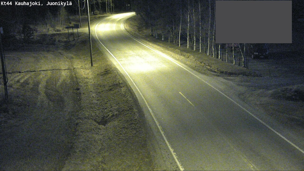 Weather Camera Image Road 44 Kauhajoki, Juonikylä,, Kauhajoki, Etelä-Pohjanmaa
