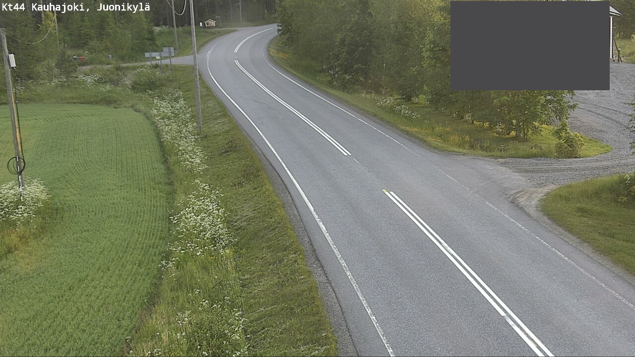 Weather Camera Image Road 44 Kauhajoki, Juonikylä,, Kauhajoki, Etelä-Pohjanmaa