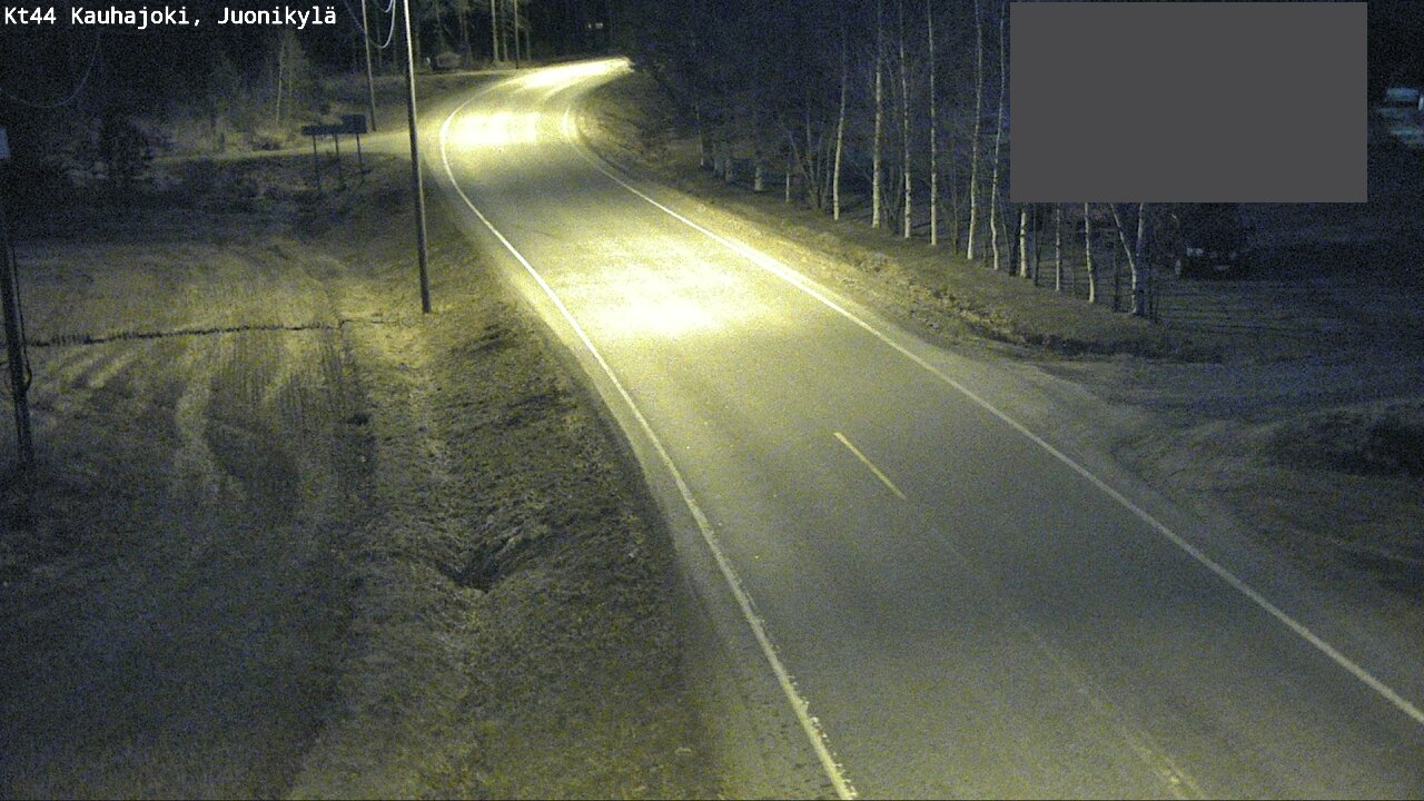Weather Camera Image Road 44 Kauhajoki, Juonikylä,, Kauhajoki, Etelä-Pohjanmaa
