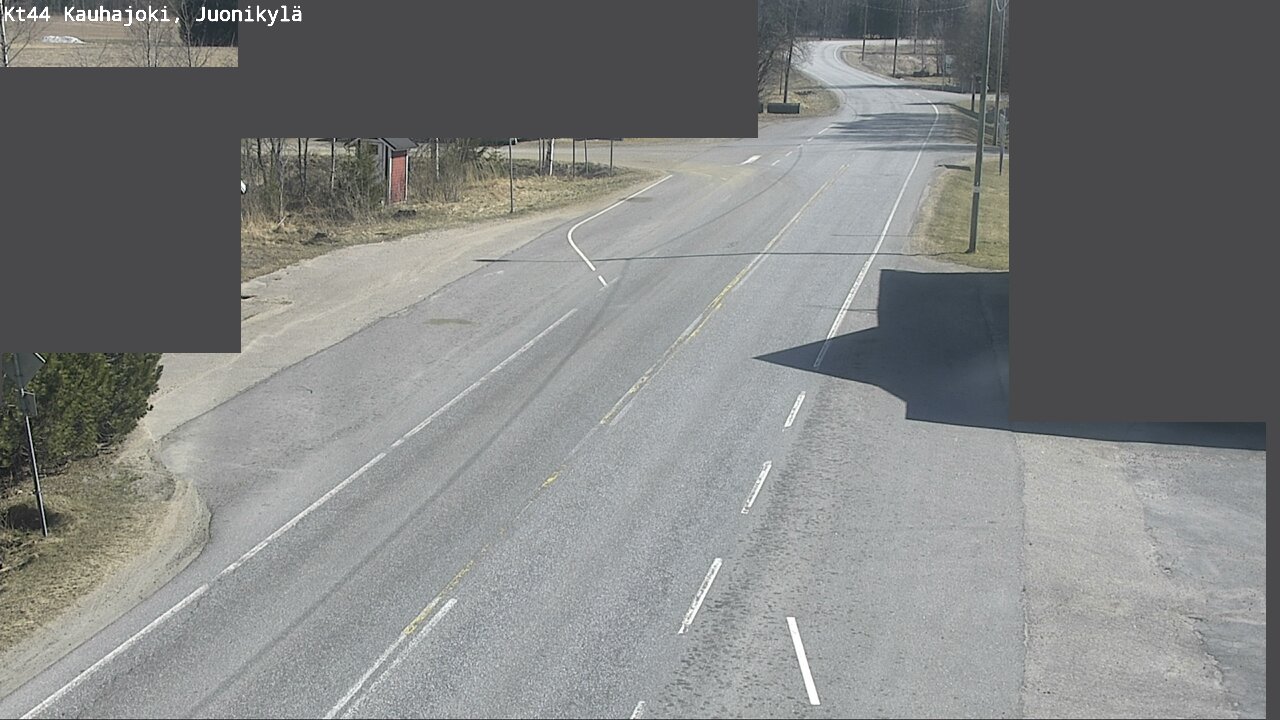 Weather Camera Image Road 44 Kauhajoki, Juonikylä,, Kauhajoki, Etelä-Pohjanmaa