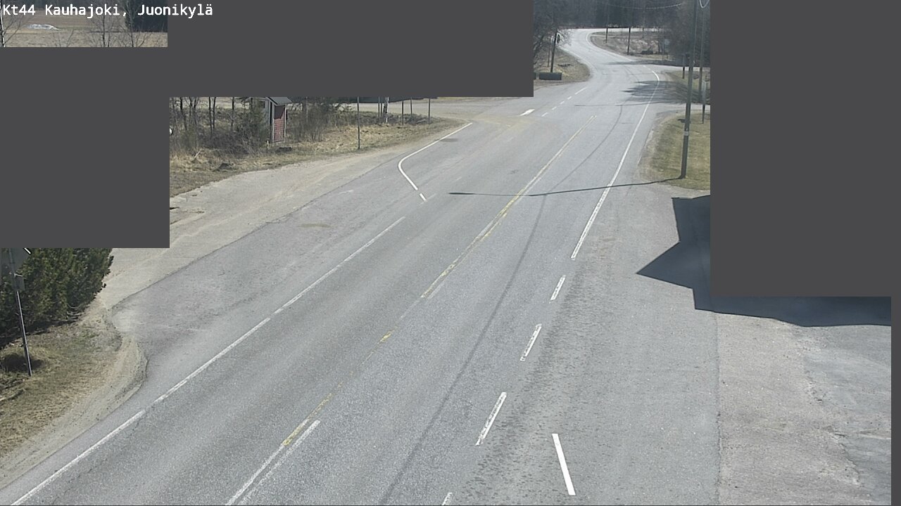 Weather Camera Image Road 44 Kauhajoki, Juonikylä,, Kauhajoki, Etelä-Pohjanmaa