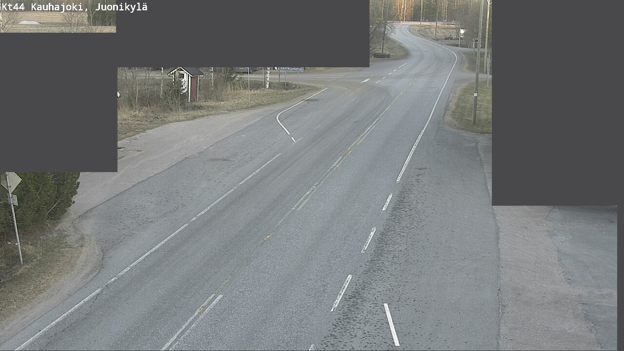 Weather Camera Image Road 44 Kauhajoki, Juonikylä,, Kauhajoki, Etelä-Pohjanmaa