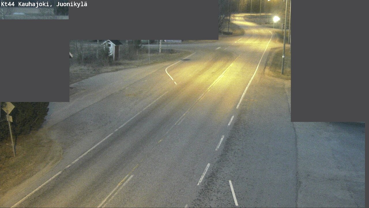 Weather Camera Image Road 44 Kauhajoki, Juonikylä,, Kauhajoki, Etelä-Pohjanmaa