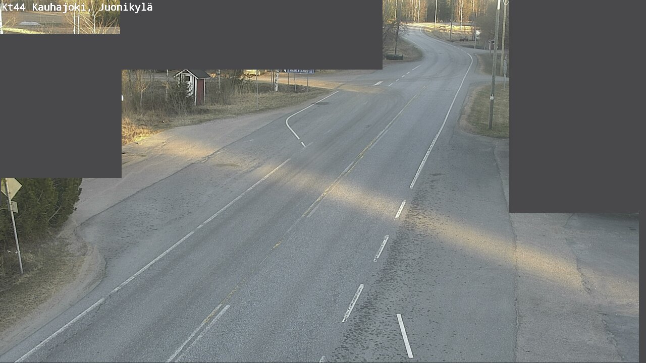 Weather Camera Image Road 44 Kauhajoki, Juonikylä,, Kauhajoki, Etelä-Pohjanmaa