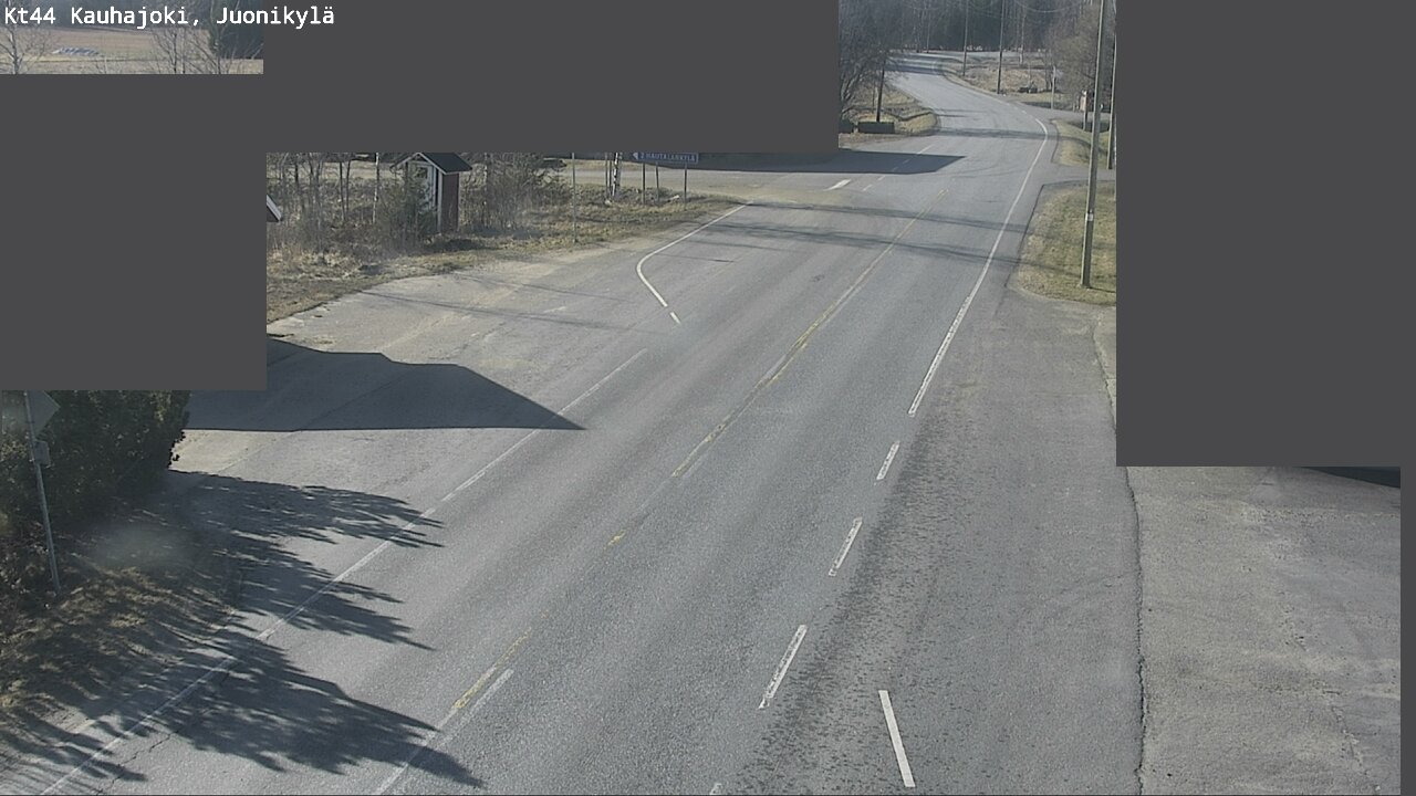 Weather Camera Image Road 44 Kauhajoki, Juonikylä,, Kauhajoki, Etelä-Pohjanmaa