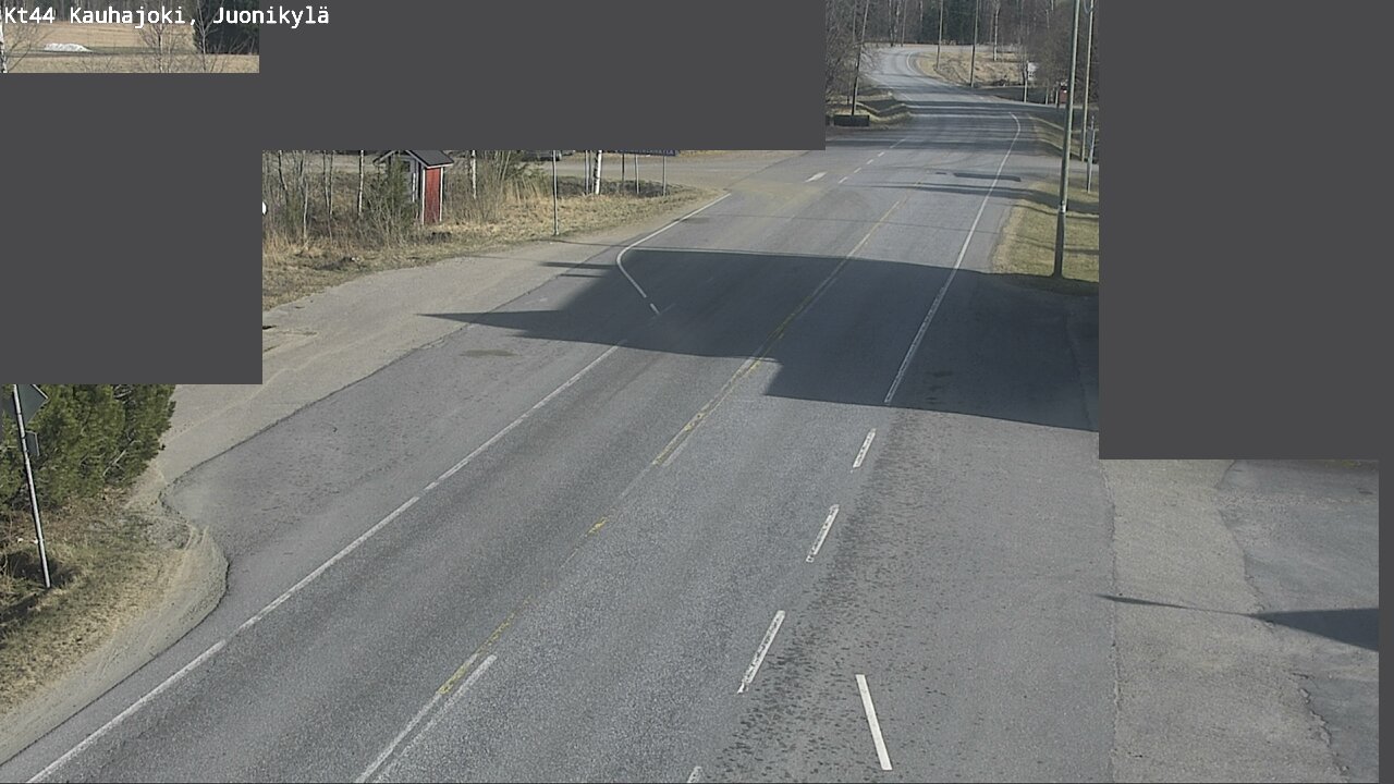 Weather Camera Image Road 44 Kauhajoki, Juonikylä,, Kauhajoki, Etelä-Pohjanmaa