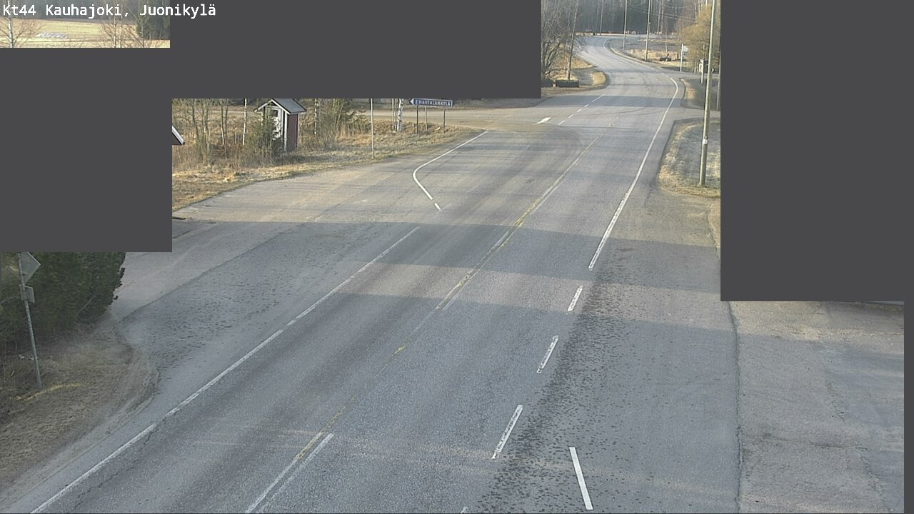 Weather Camera Image Road 44 Kauhajoki, Juonikylä,, Kauhajoki, Etelä-Pohjanmaa