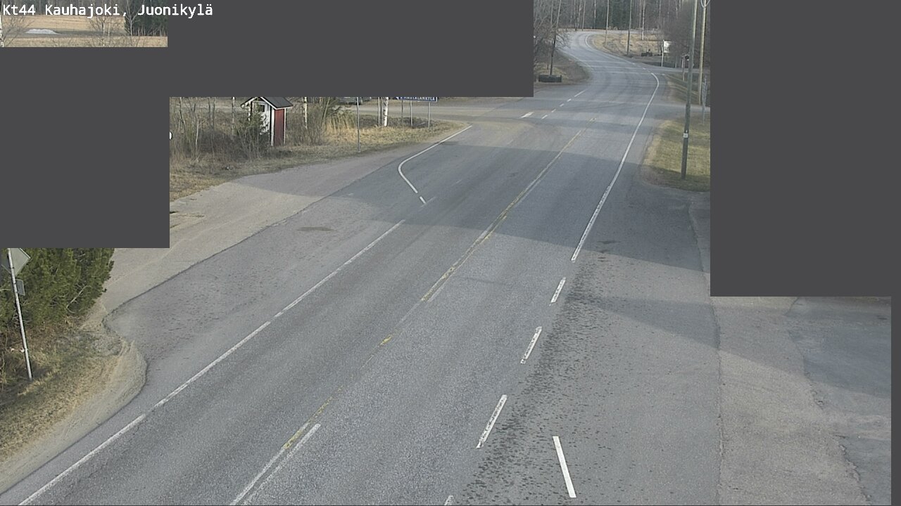 Weather Camera Image Road 44 Kauhajoki, Juonikylä,, Kauhajoki, Etelä-Pohjanmaa