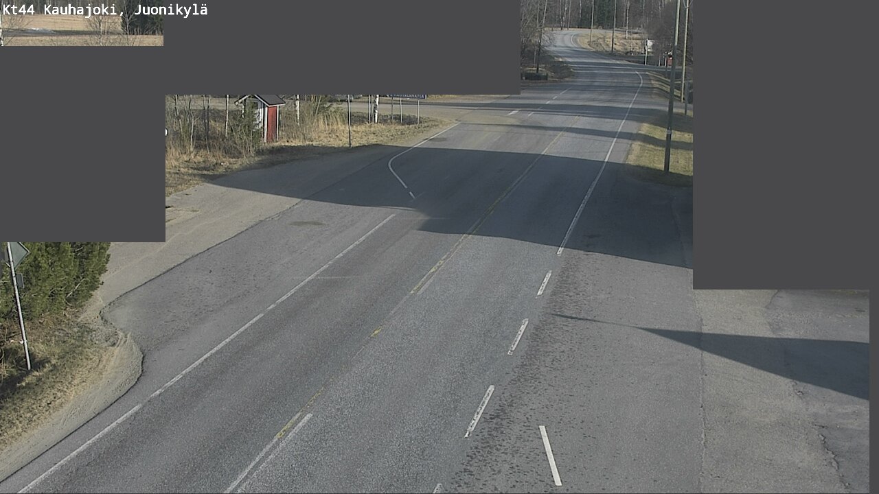 Weather Camera Image Road 44 Kauhajoki, Juonikylä,, Kauhajoki, Etelä-Pohjanmaa