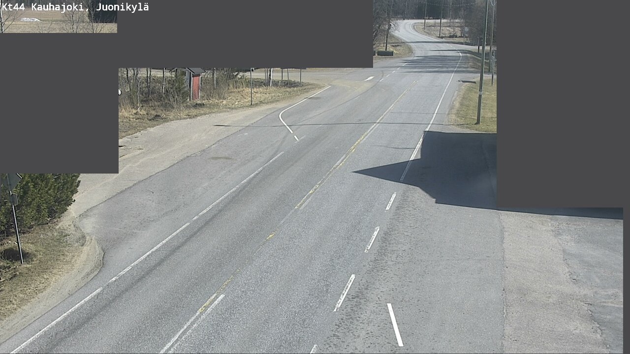 Weather Camera Image Road 44 Kauhajoki, Juonikylä,, Kauhajoki, Etelä-Pohjanmaa