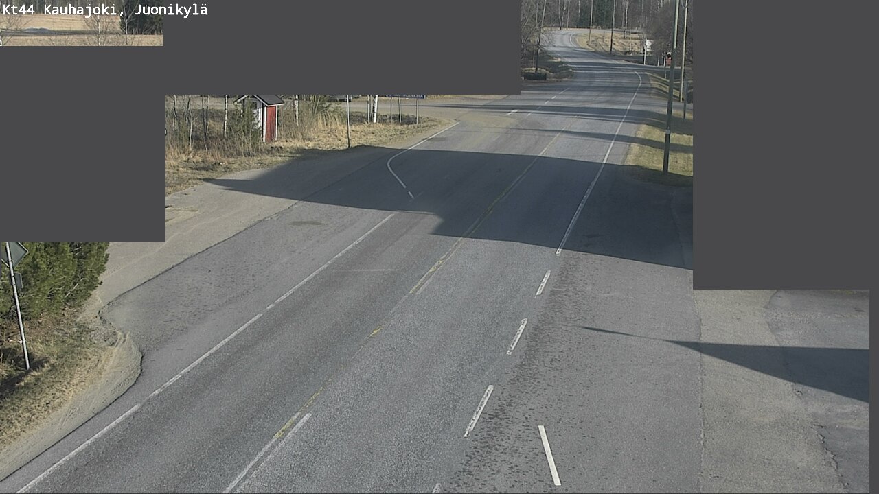 Weather Camera Image Road 44 Kauhajoki, Juonikylä,, Kauhajoki, Etelä-Pohjanmaa