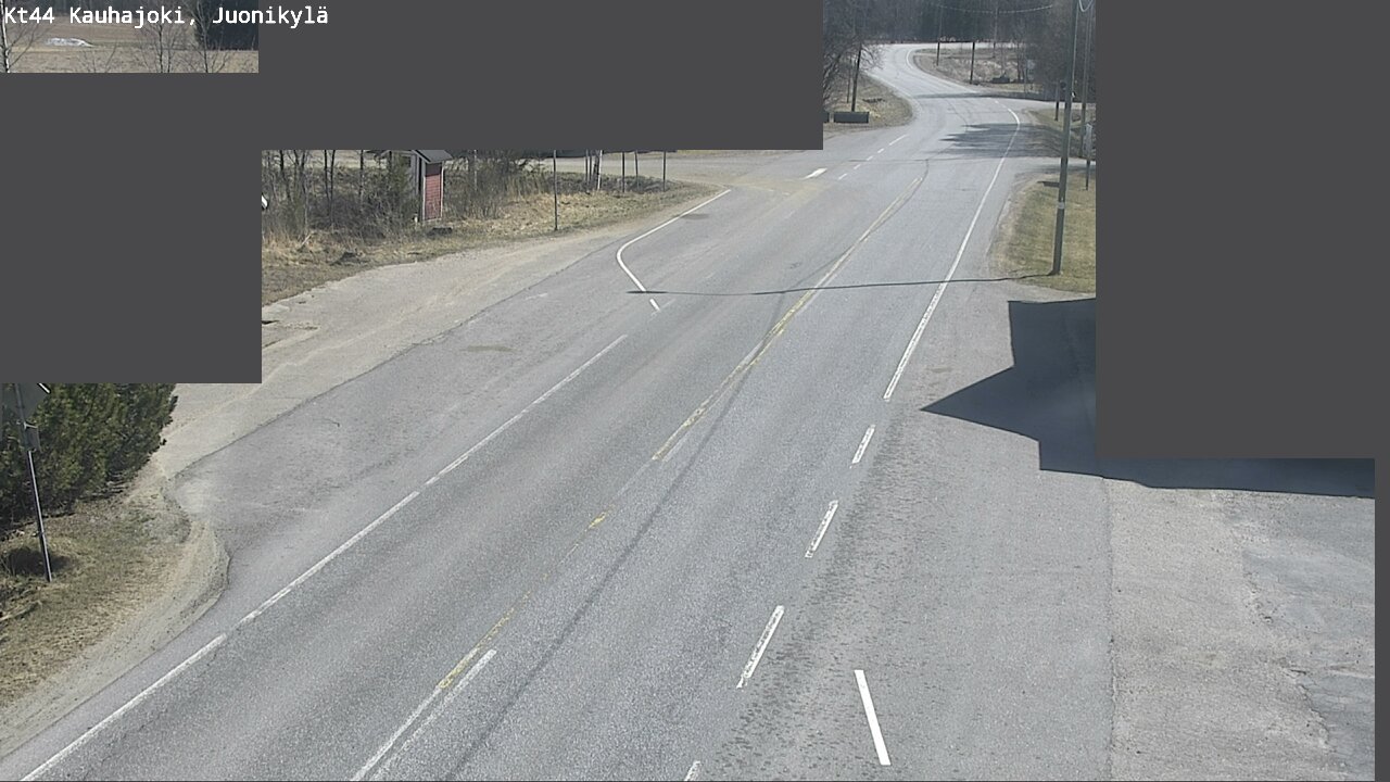 Weather Camera Image Road 44 Kauhajoki, Juonikylä,, Kauhajoki, Etelä-Pohjanmaa