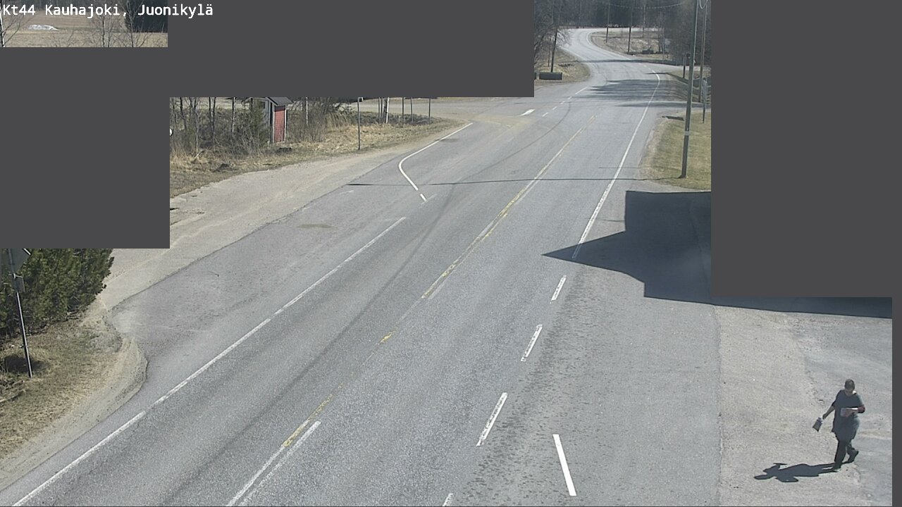Weather Camera Image Road 44 Kauhajoki, Juonikylä,, Kauhajoki, Etelä-Pohjanmaa