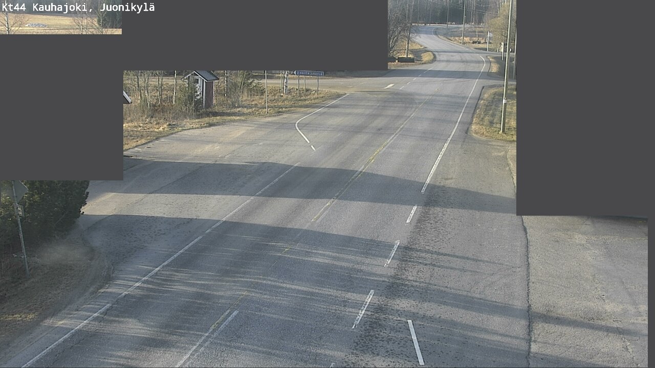 Weather Camera Image Road 44 Kauhajoki, Juonikylä,, Kauhajoki, Etelä-Pohjanmaa