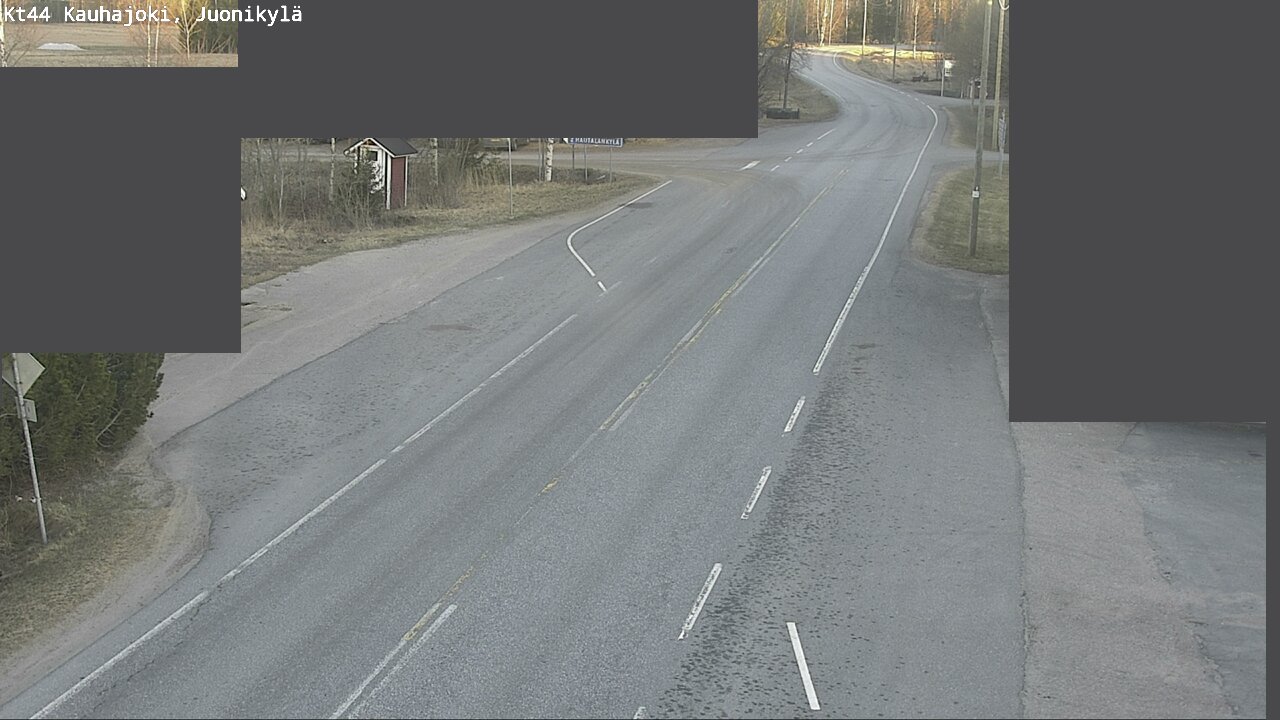 Weather Camera Image Road 44 Kauhajoki, Juonikylä,, Kauhajoki, Etelä-Pohjanmaa