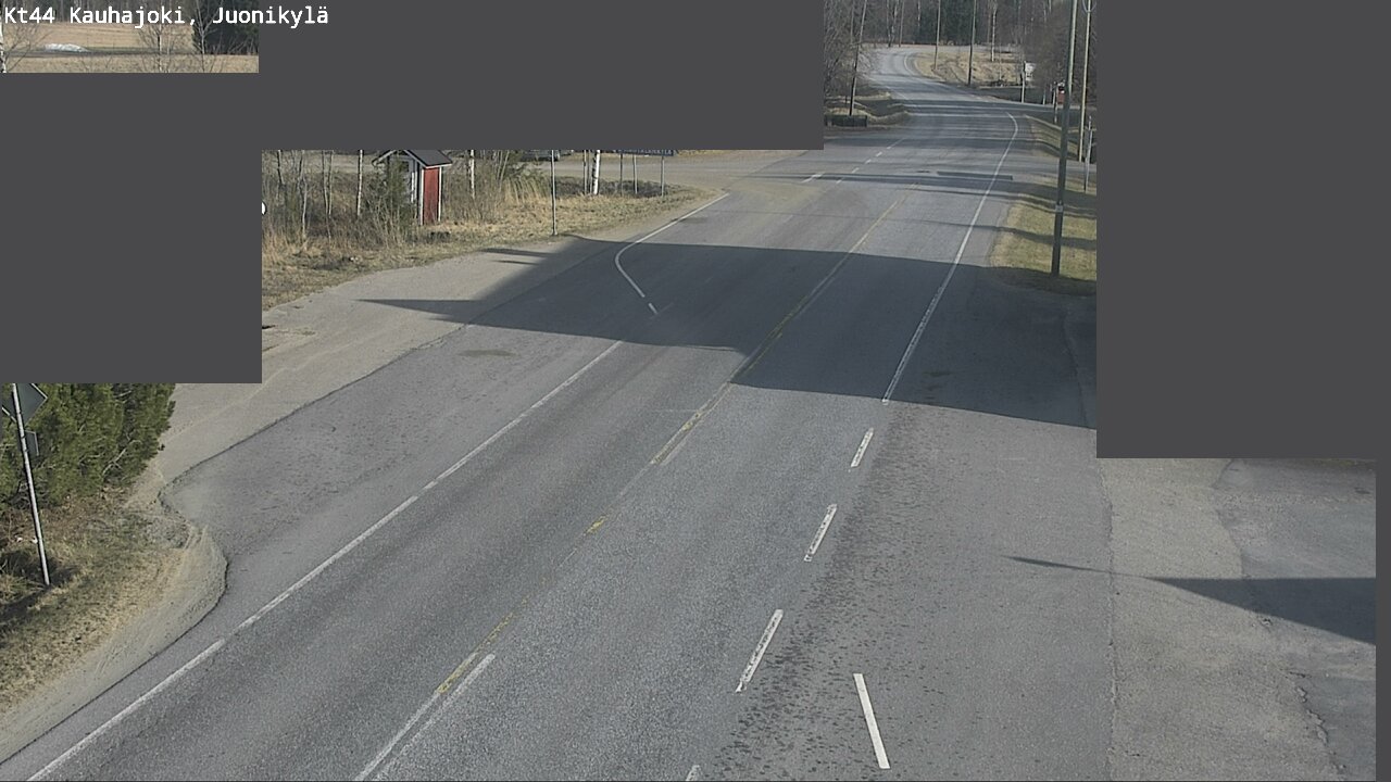Weather Camera Image Road 44 Kauhajoki, Juonikylä,, Kauhajoki, Etelä-Pohjanmaa