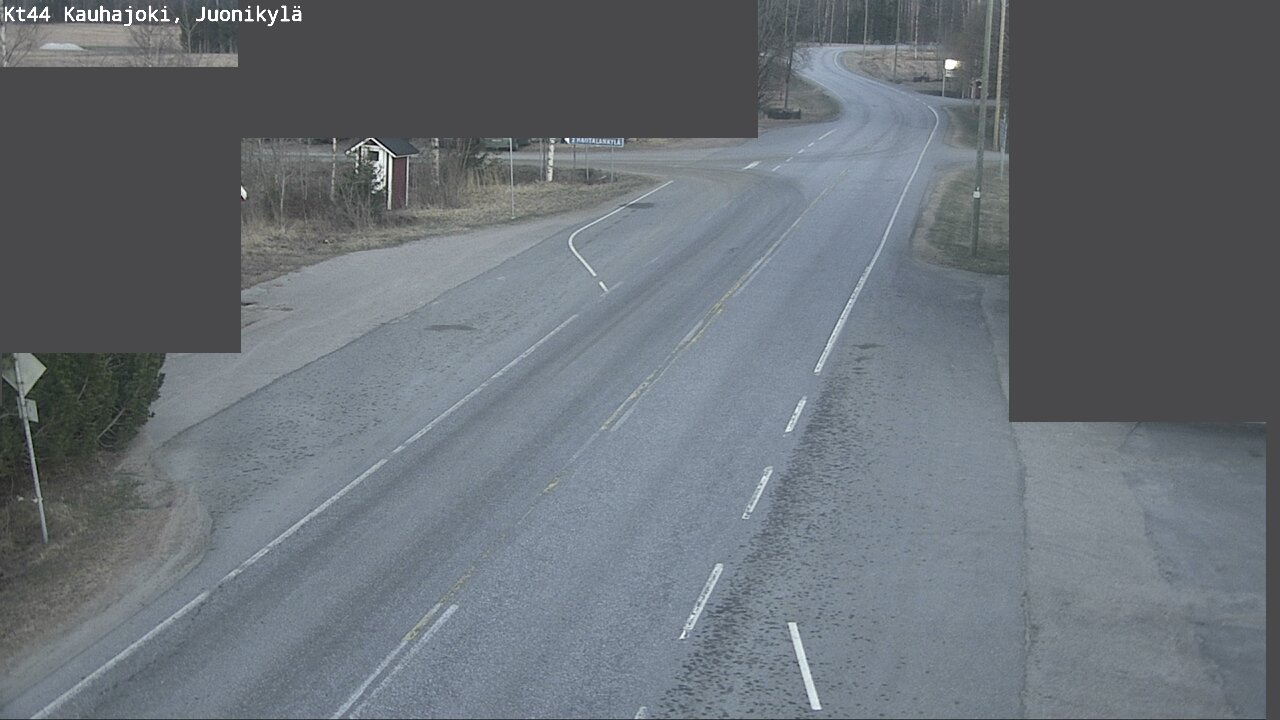 Weather Camera Image Road 44 Kauhajoki, Juonikylä,, Kauhajoki, Etelä-Pohjanmaa
