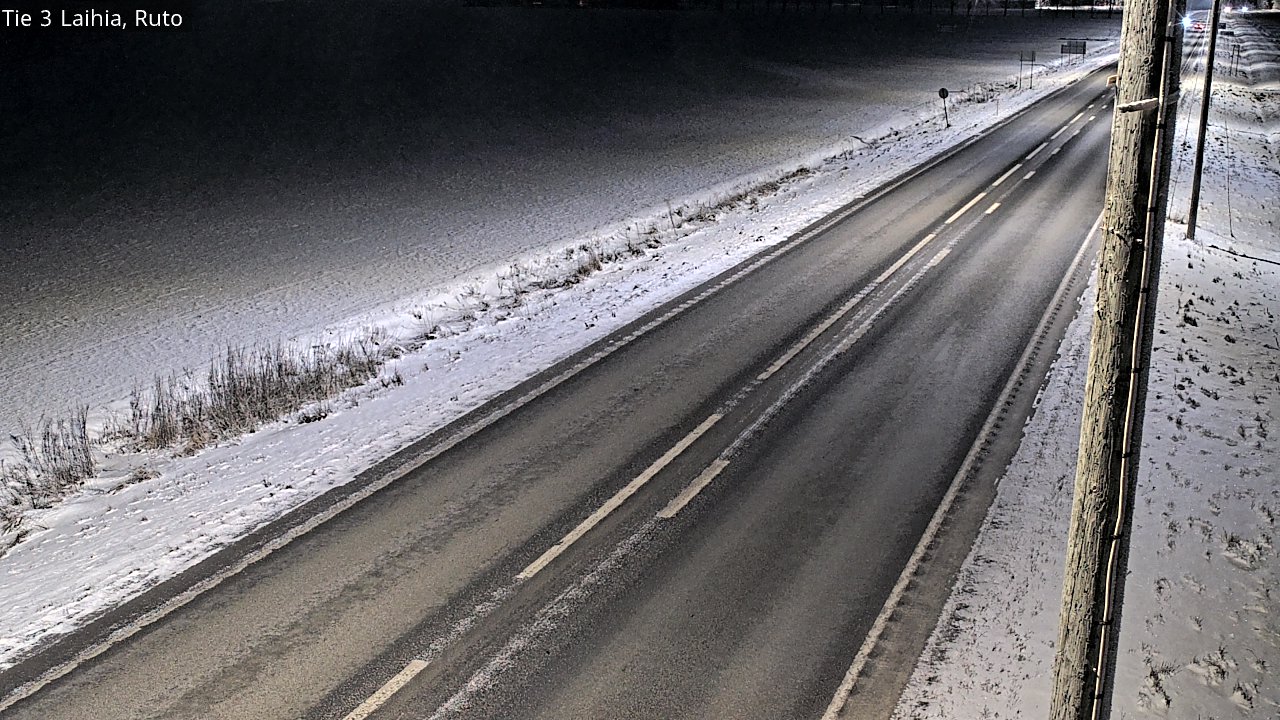 Weather Camera Image Road 3 Laihia, Ruto, Laihia, Pohjanmaa
