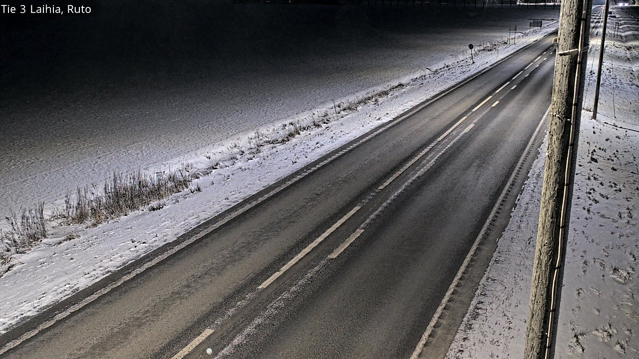 Weather Camera Image Road 3 Laihia, Ruto, Laihia, Pohjanmaa