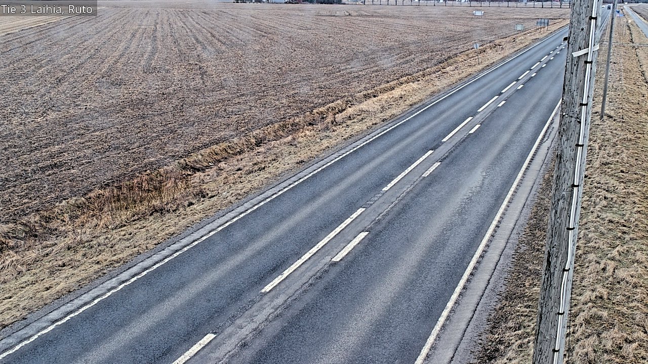 Weather Camera Image Road 3 Laihia, Ruto, Laihia, Pohjanmaa