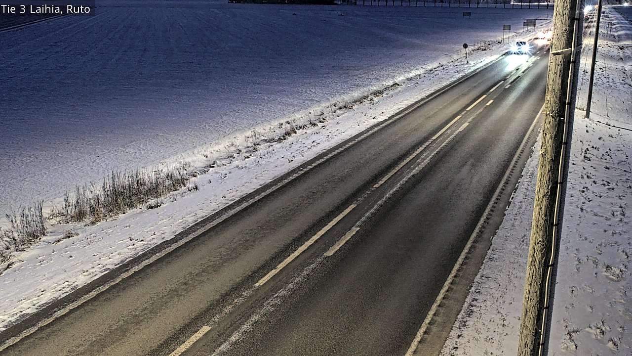 Weather Camera Image Road 3 Laihia, Ruto, Laihia, Pohjanmaa