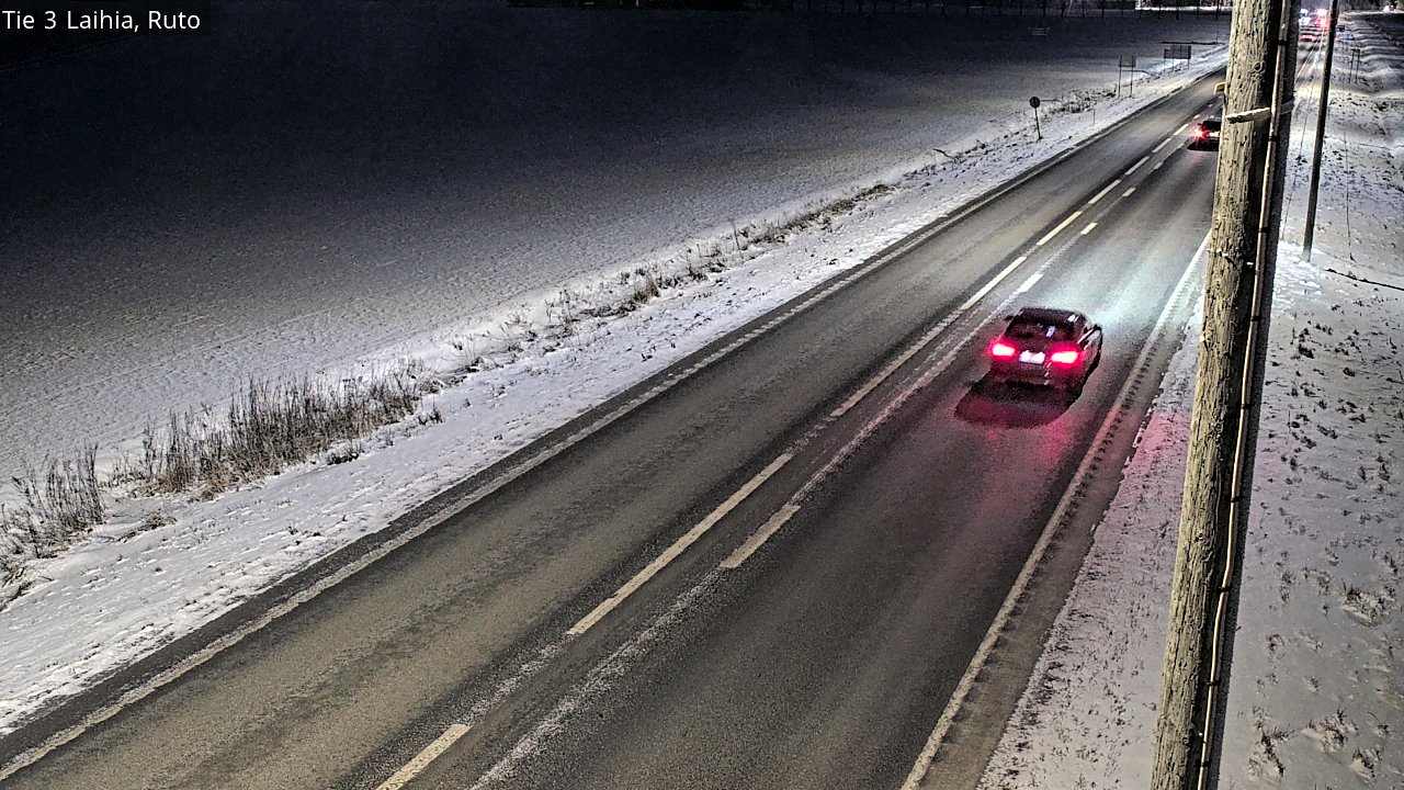 Weather Camera Image Road 3 Laihia, Ruto, Laihia, Pohjanmaa