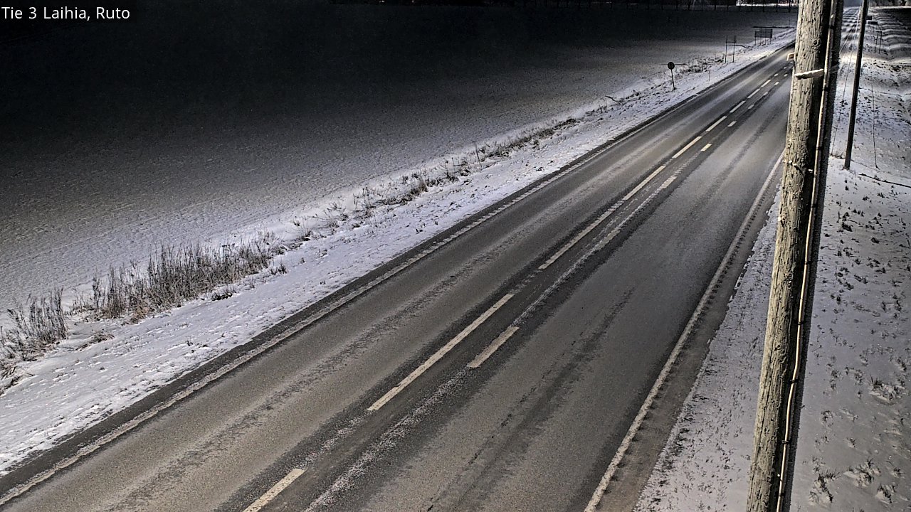 Weather Camera Image Road 3 Laihia, Ruto, Laihia, Pohjanmaa