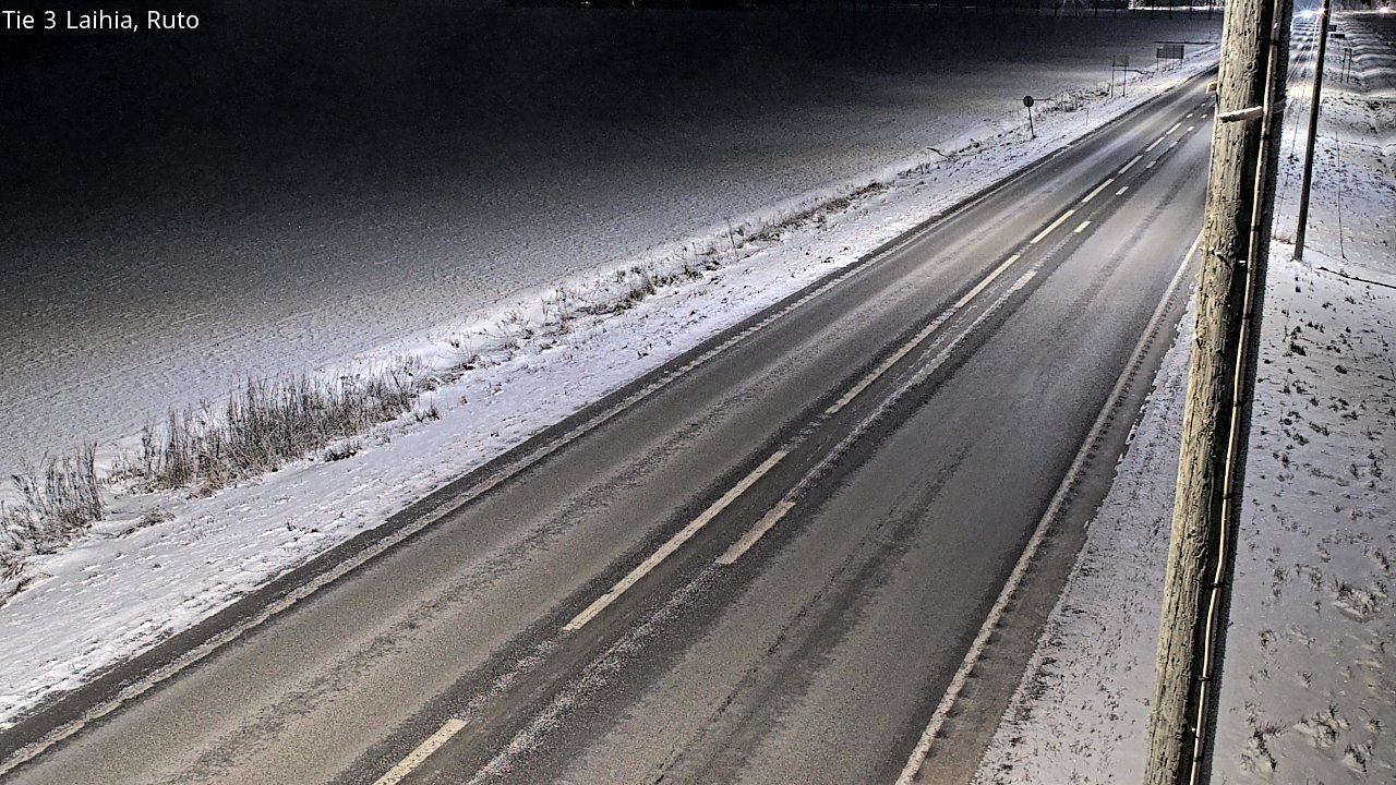 Weather Camera Image Road 3 Laihia, Ruto, Laihia, Pohjanmaa