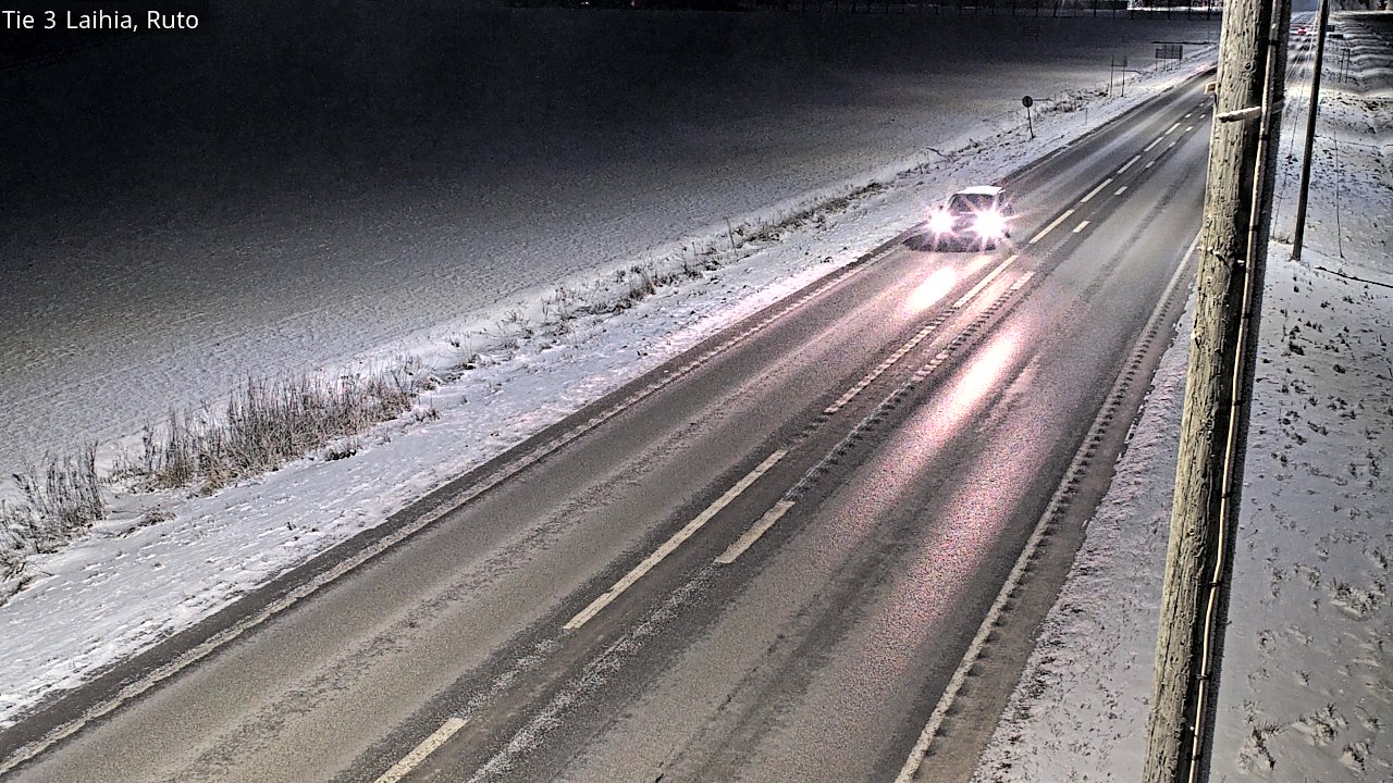 Weather Camera Image Road 3 Laihia, Ruto, Laihia, Pohjanmaa