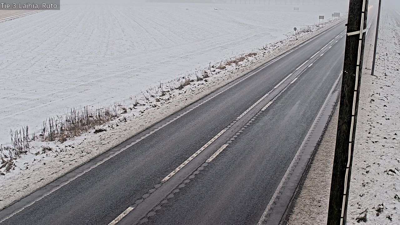Weather Camera Image Väg 3 Laihela, Ruto, Laihia, Pohjanmaa