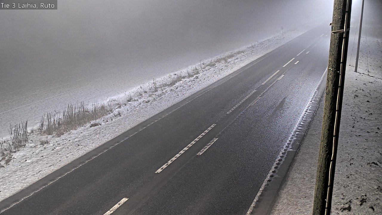 Weather Camera Image Väg 3 Laihela, Ruto, Laihia, Pohjanmaa