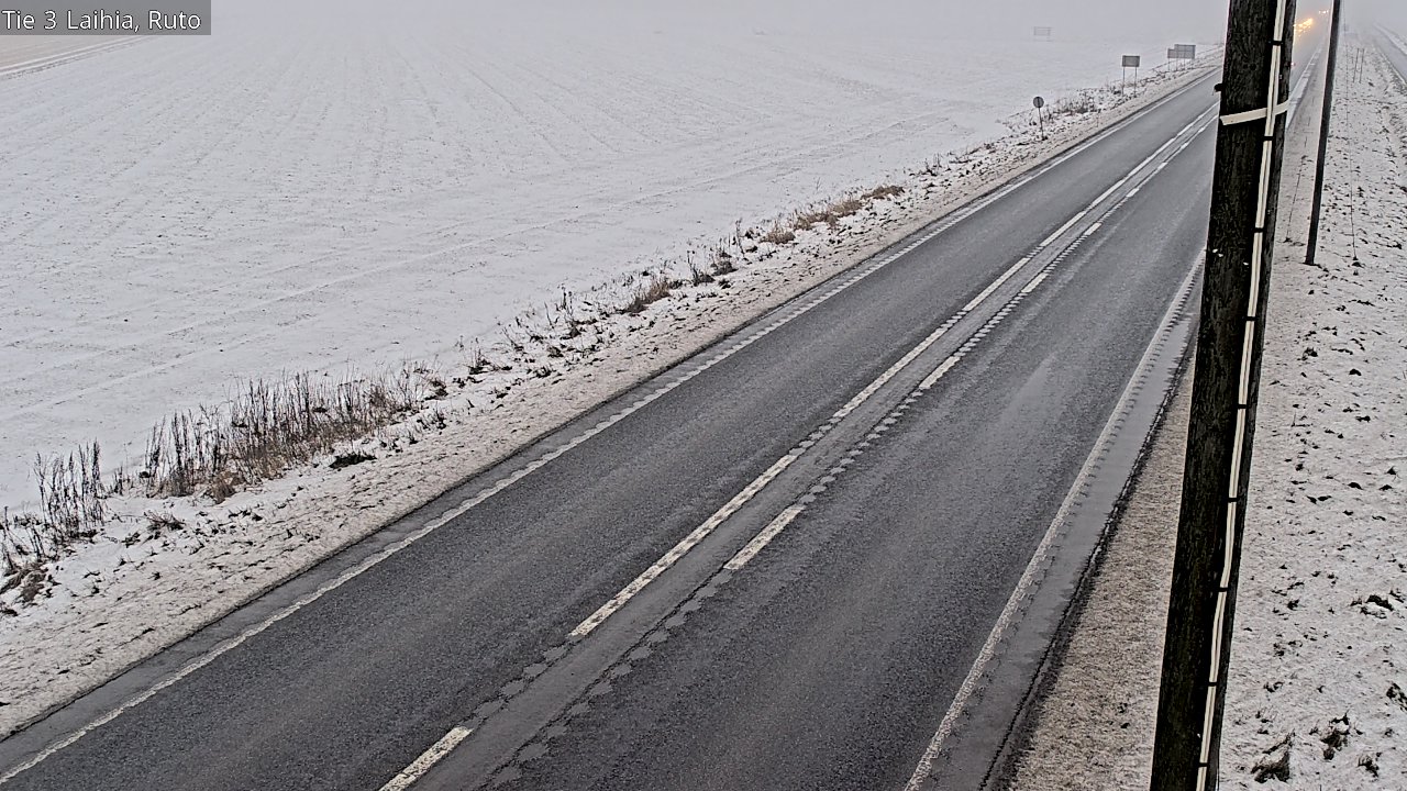 Weather Camera Image Väg 3 Laihela, Ruto, Laihia, Pohjanmaa