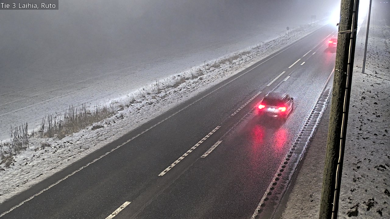 Weather Camera Image Road 3 Laihia, Ruto, Laihia, Pohjanmaa