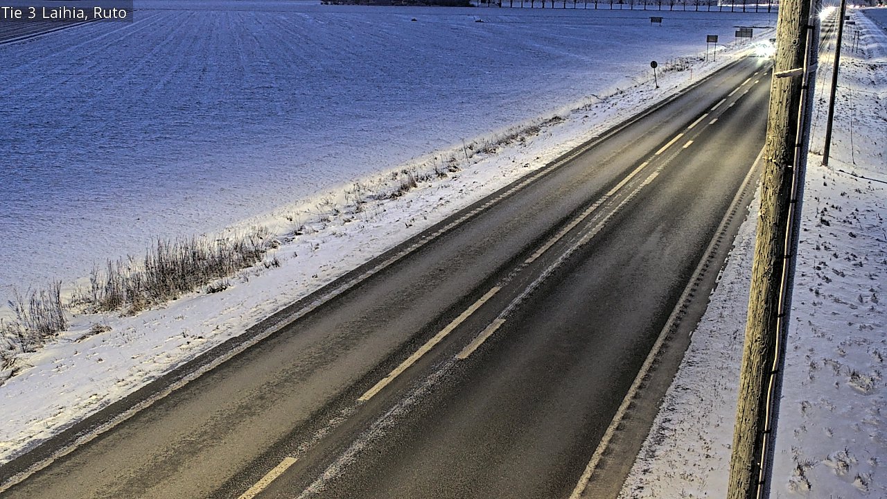 Weather Camera Image Road 3 Laihia, Ruto, Laihia, Pohjanmaa