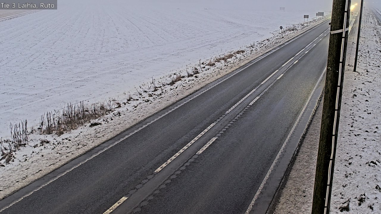 Weather Camera Image Väg 3 Laihela, Ruto, Laihia, Pohjanmaa